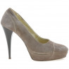 Scarpe eleganti donna 1082 capuccino antilope