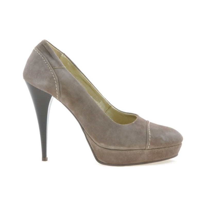 Scarpe eleganti donna 1082 capuccino antilope