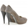 Scarpe eleganti donna 1082 capuccino antilope