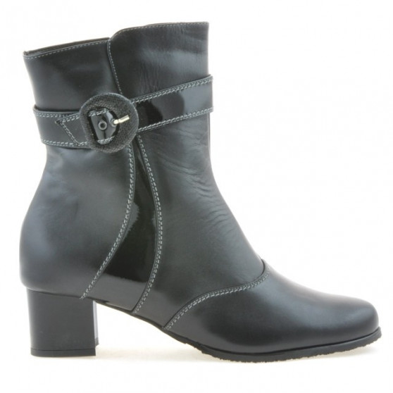 Stivaletti donna 1139 nero combinato