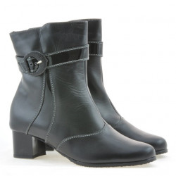 Stivaletti donna 1139 nero combinato
