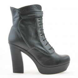 Stivali donna 3261 nero+grigio