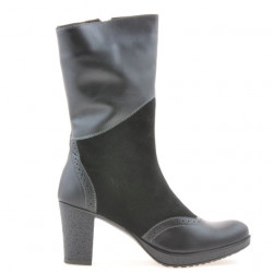 Stivali donna 3241 nero combinato