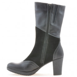 Stivali donna 3241 nero combinato