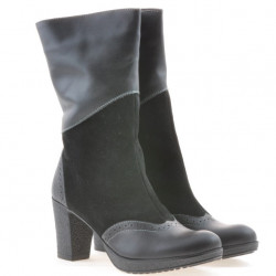 Stivali donna 3241 nero combinato