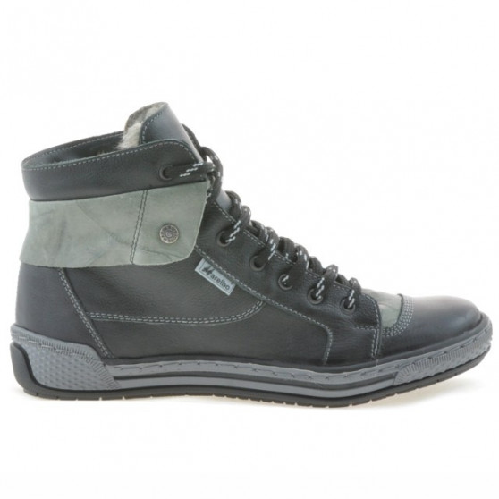 Stivaletti donna 258 biz nero+grigio