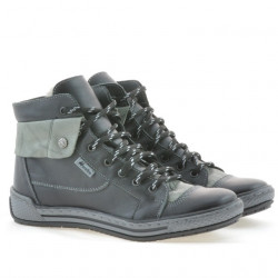 Stivaletti donna 258 biz nero+grigio