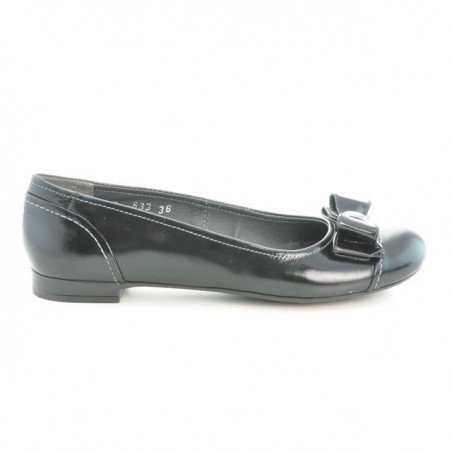 Ballerine donna 633 vernice nera