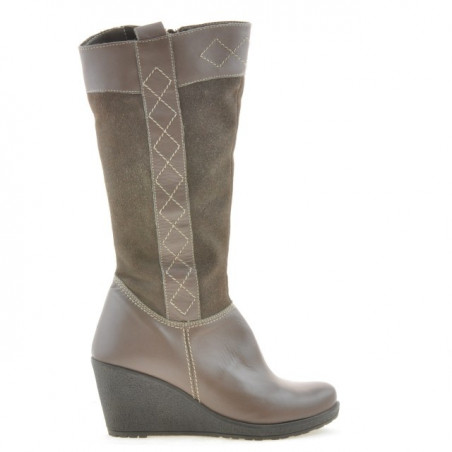 Stivali donna 3221 cappuccino