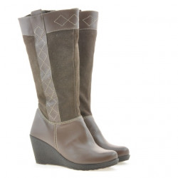 Stivali donna 3221 cappuccino