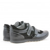 Scarpe sportive da uomo 712 vernice nera + velluto nero