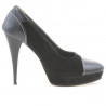 Scarpe eleganti donna 1082 nero antilope combinato