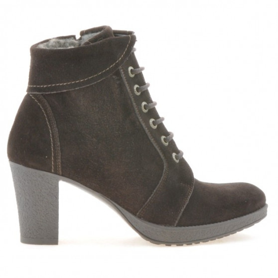 Stivaletti donna 3231 caffè velluto