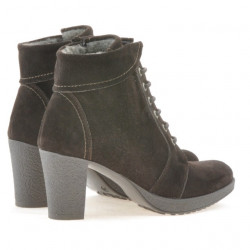 Stivaletti donna 3231 caffè velluto