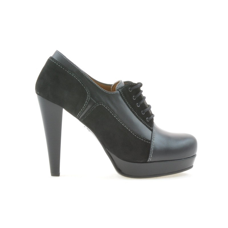 Scarpe eleganti donna 1093 nero combinato