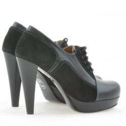 Scarpe eleganti donna 1093 nero combinato