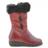 Stivaletti bimbo piccoli 24c bordeaux combinato