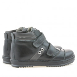 Scarponcini per bambini 3207 nero+grigio
