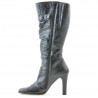 Stivali donna 008-2 crepe vernice nera