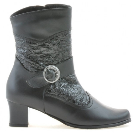 Stivaletti donna 1110 nero combinato