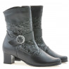 Stivaletti donna 1110 nero combinato
