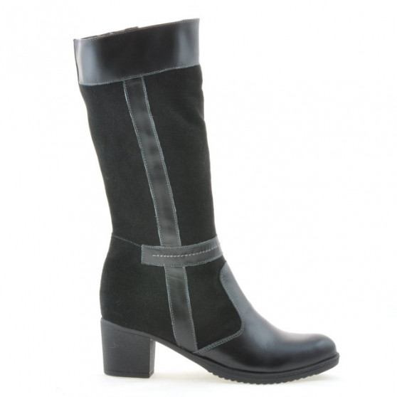 Stivali donna 3250 nero combinato