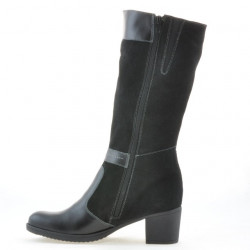 Stivali donna 3250 nero combinato