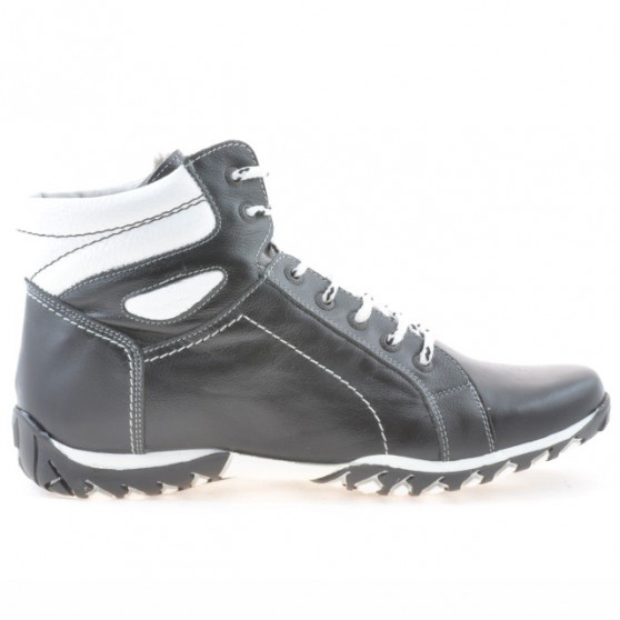 Stivaletti uomo 460 nero+bianco