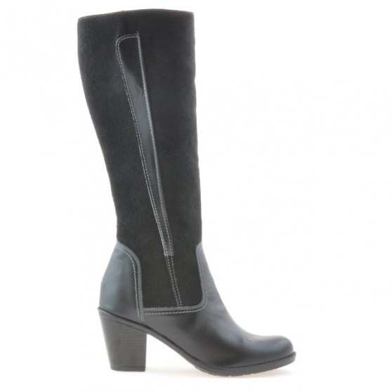 Stivali donna 3277 nero combinato