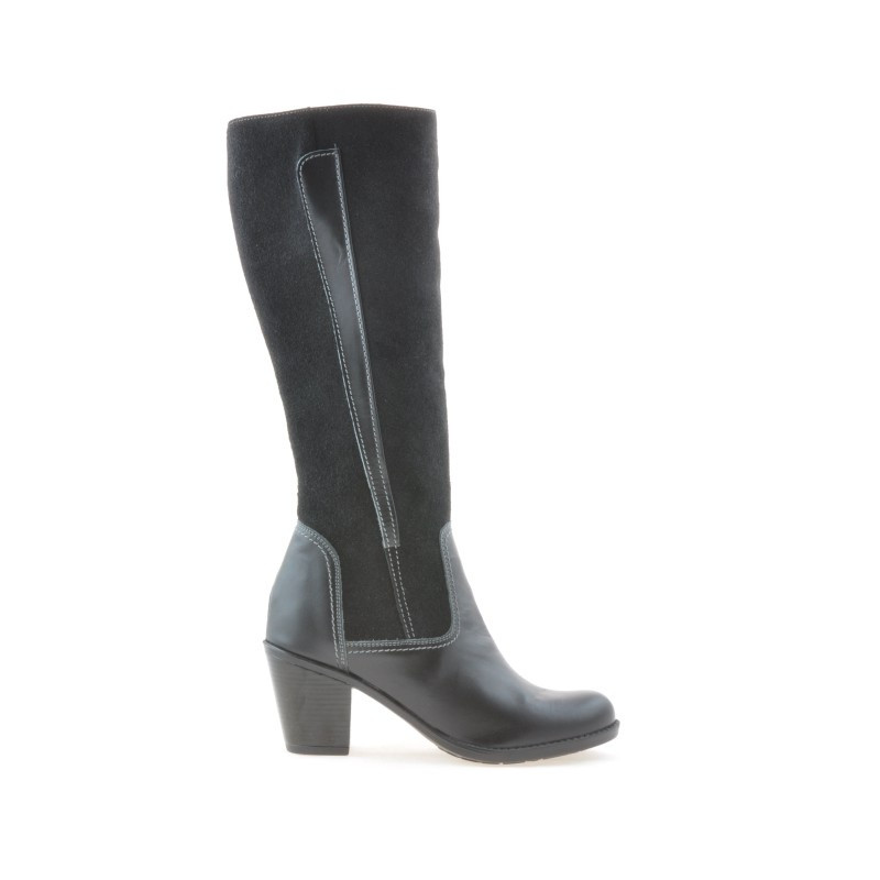 Stivali donna 3277 nero combinato