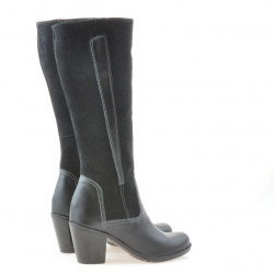 Stivali donna 3277 nero combinato