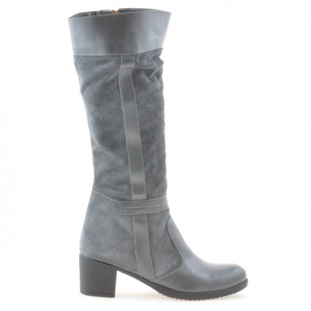 Stivali donna 3260 grigio combinato