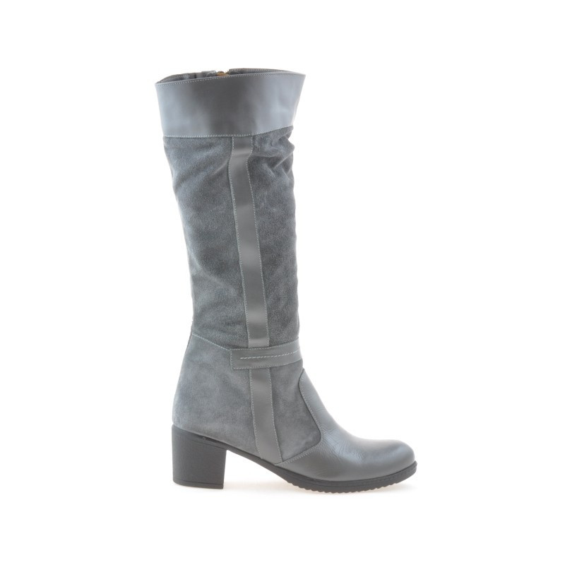 Stivali donna 3260 grigio combinato