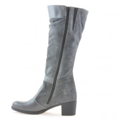 Stivali donna 3260 grigio combinato