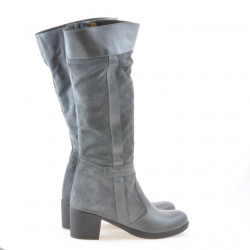 Stivali donna 3260 grigio combinato