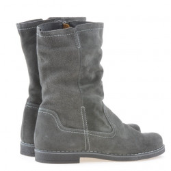 Stivaletti donna 3272 antracite velour