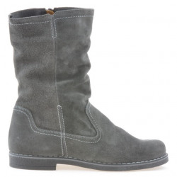 Stivaletti donna 3272 antracite velour