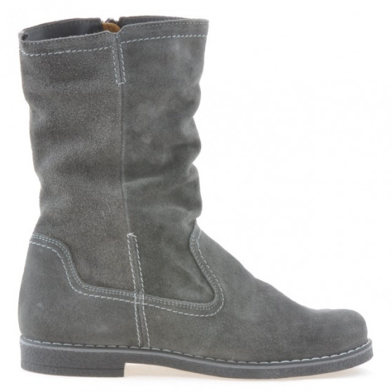 Stivaletti donna 3272 antracite velour
