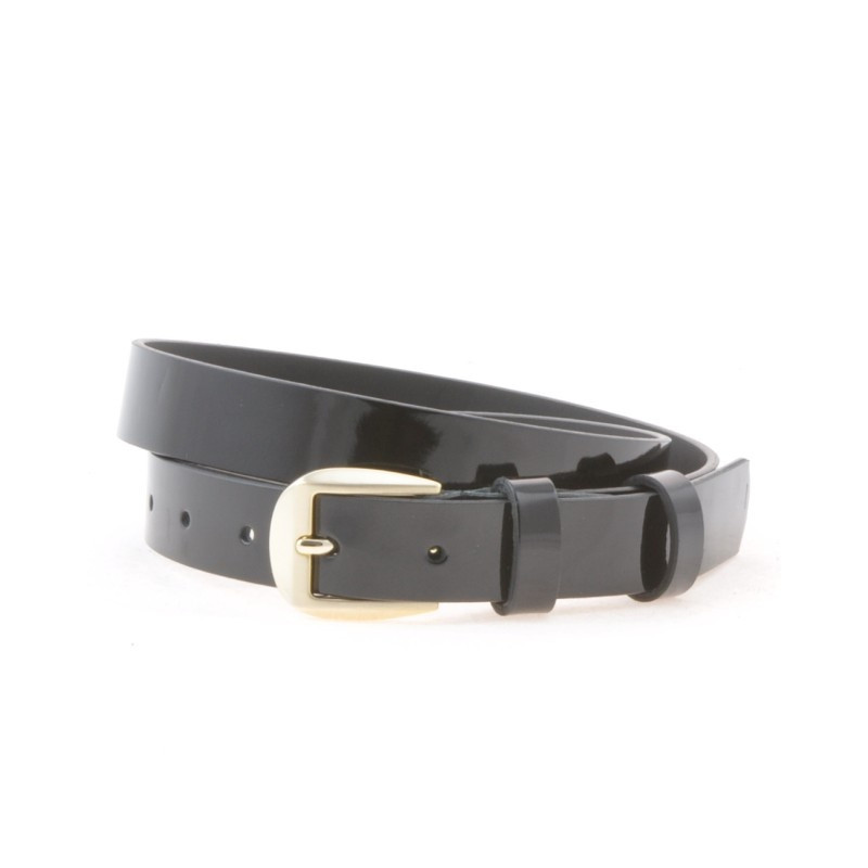 Cintura donna 01m vernice nera