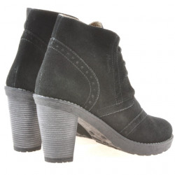 Stivaletti donna 3230 nero velluto