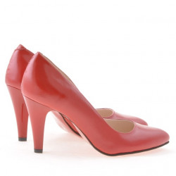 Scarpe eleganti donna 1234 vernice rossa satinata