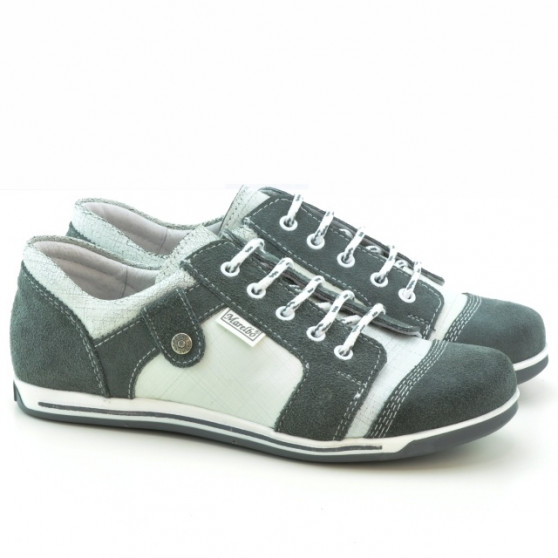 Scarpe sportive donna 143-1 bufo grigio+bianco