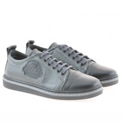 Scarpe sportive adolescenti 392 nero+grigio
