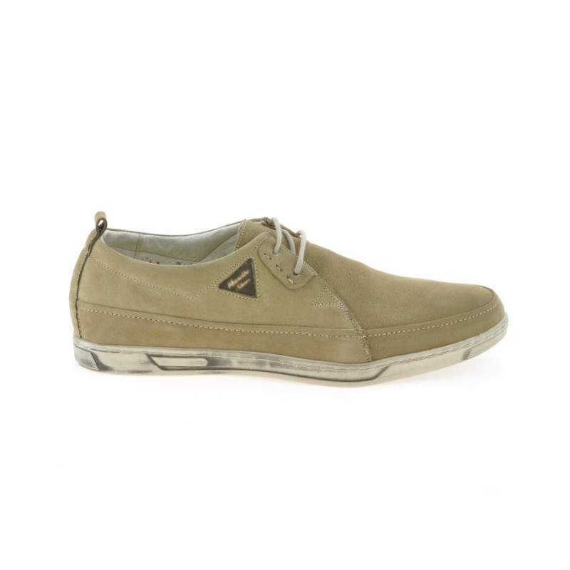 Scarpe casual uomo 744 camoscio sabbia