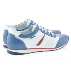Scarpe sportive donna 196 indaco+bianco