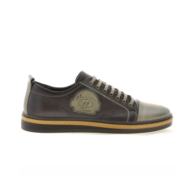 Scarpe casual / sportive uomo 766 sabbia+caffè