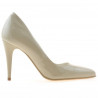 Scarpe eleganti donna 1246 vernice beige