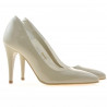 Scarpe eleganti donna 1246 vernice beige
