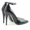 Scarpe eleganti donna 1247 vernice nera