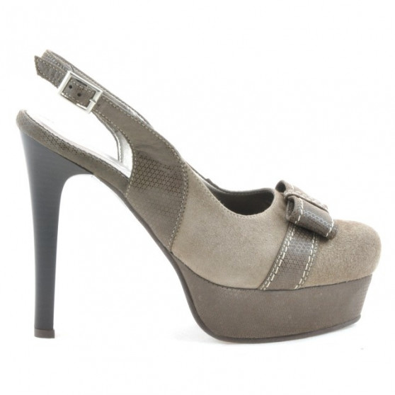 Sandali donna 1096 sabbia antelope combinato